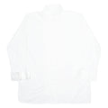 L.HUBSCHES Mens Plain Shirt White Long Sleeve XL