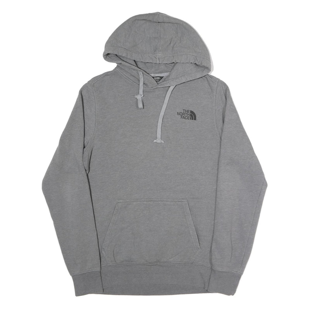 THE NORTH FACE Mens Grey Hoodie M Cotton Blend Casual Pullover Sweatshirt