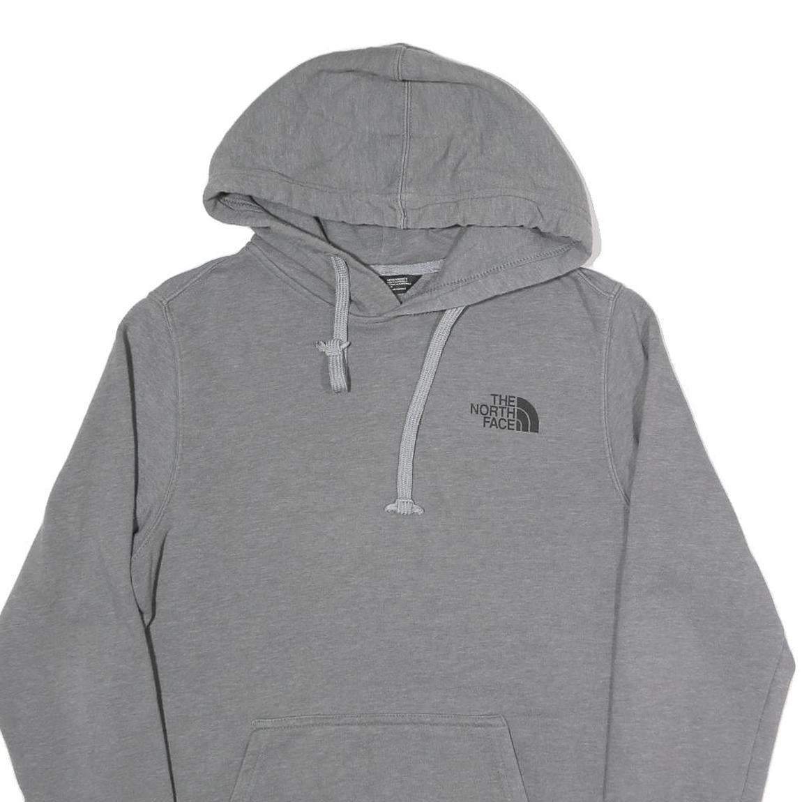 THE NORTH FACE Mens Grey Hoodie M Cotton Blend Casual Pullover Sweatshirt