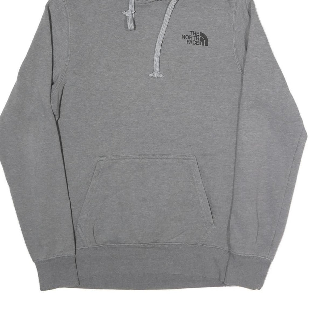 THE NORTH FACE Mens Grey Hoodie M Cotton Blend Casual Pullover Sweatshirt