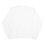 BENGER SPORTSWEAR Mens Sweatshirt White Crew Neck L