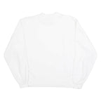 BENGER SPORTSWEAR Mens Sweatshirt White Crew Neck L