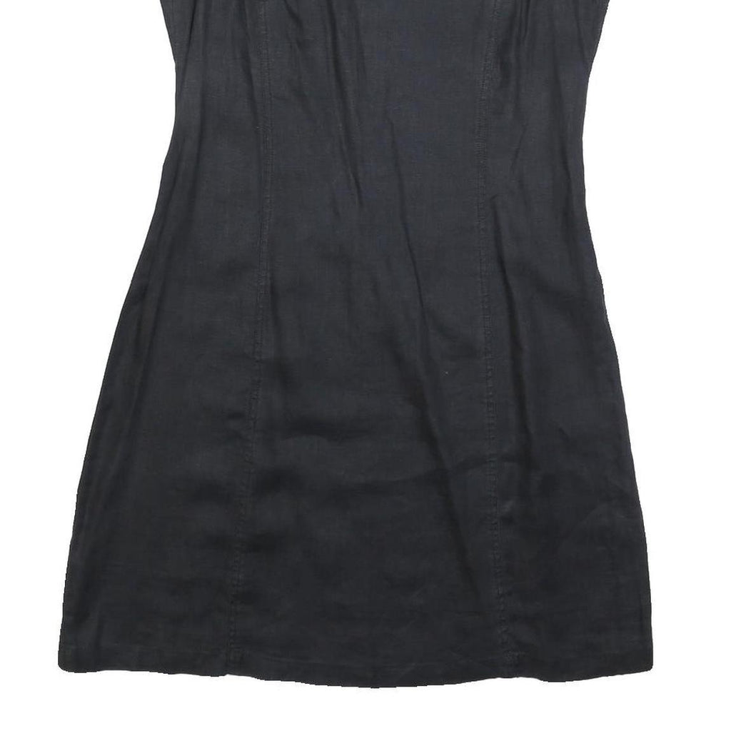 ARMANI JEANS Womens Black Sleeveless Mini Dress Size UK 12 Classic Summer Wear
