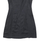 ARMANI JEANS Womens Black Sleeveless Mini Dress Size UK 12 Classic Summer Wear