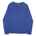 POLO RALPH LAUREN Mens Blue & Orange Long Sleeve Crew Neck Pocket T-Shirt XL
