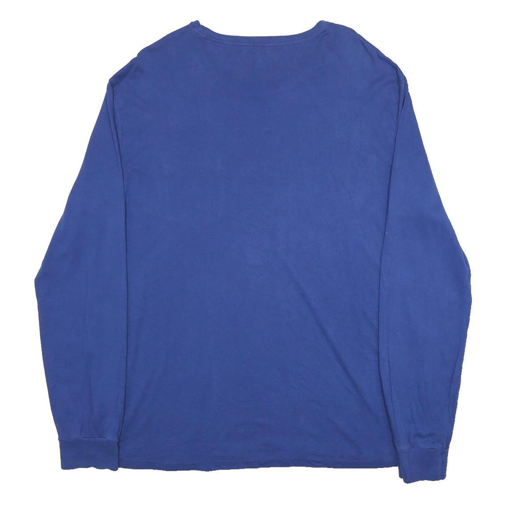 POLO RALPH LAUREN Mens Blue & Orange Long Sleeve Crew Neck Pocket T-Shirt XL