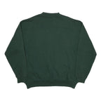 NFL Mens Green Green Bay Packers Football V-Neck XL Sweatshirt Cotton Blend