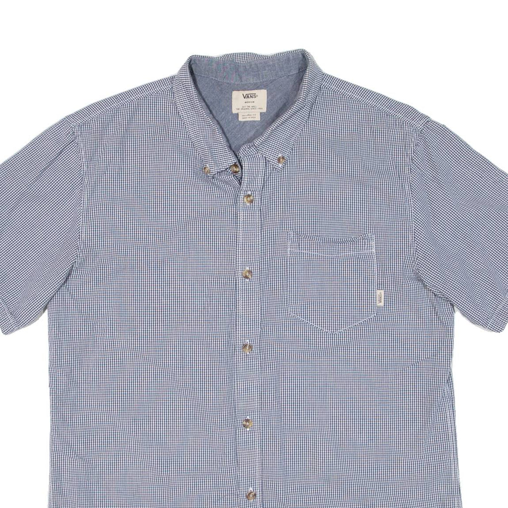 VANS Mens Shirt Black Check M