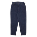 LEE Womens Relaxed Dark Blue Denim Jeans W30 L29 Classic Cotton Zip
