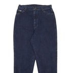 LEE Womens Relaxed Dark Blue Denim Jeans W30 L29 Classic Cotton Zip