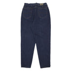 LEE Womens Relaxed Dark Blue Denim Jeans W30 L29 Classic Cotton Zip