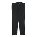 CALVIN KLEIN JEANS Womens Polyester Blend Black Slim Straight Trousers W32 L30