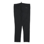 CALVIN KLEIN JEANS Womens Polyester Blend Black Slim Straight Trousers W32 L30