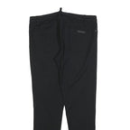 CALVIN KLEIN JEANS Womens Polyester Blend Black Slim Straight Trousers W32 L30