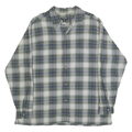 RALPH LAUREN POLO JEANS COMPANY Mens Blue & Green Checked Shirt XL Long Sleeve