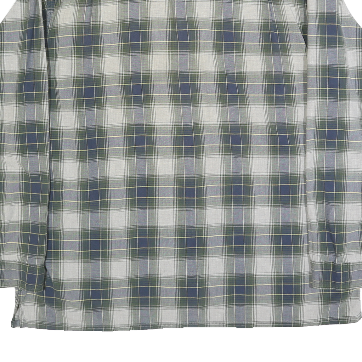 RALPH LAUREN POLO JEANS COMPANY Mens Blue & Green Checked Shirt XL Long Sleeve