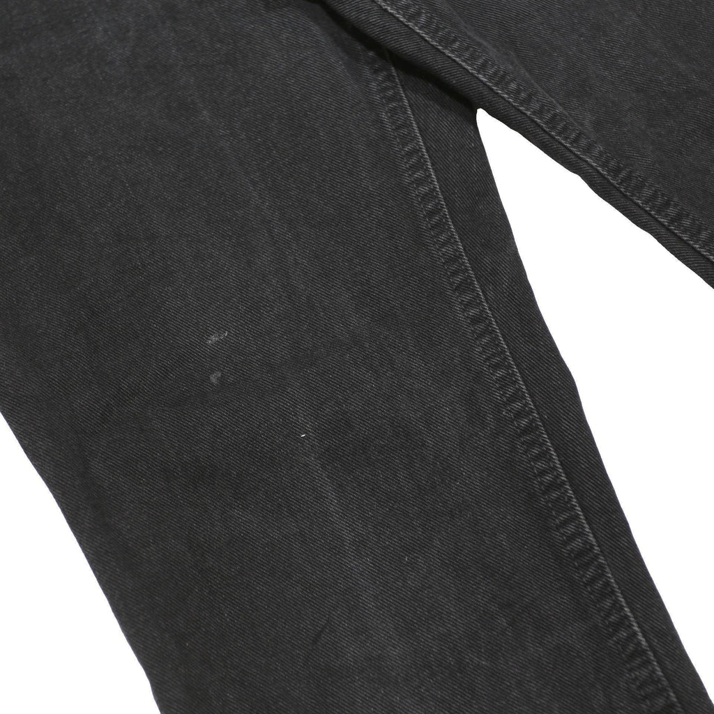 CALVIN KLEIN Womens Slim Black Denim Jeans W26 L30 Zip Cotton Casual
