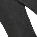CALVIN KLEIN Womens Slim Black Denim Jeans W26 L30 Zip Cotton Casual