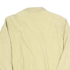 BUGATTI Mens Cream Coach Button Closure Jacket XL Polyester Blend Plain Woven
