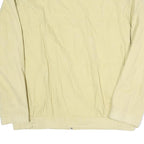 BUGATTI Mens Cream Coach Button Closure Jacket XL Polyester Blend Plain Woven