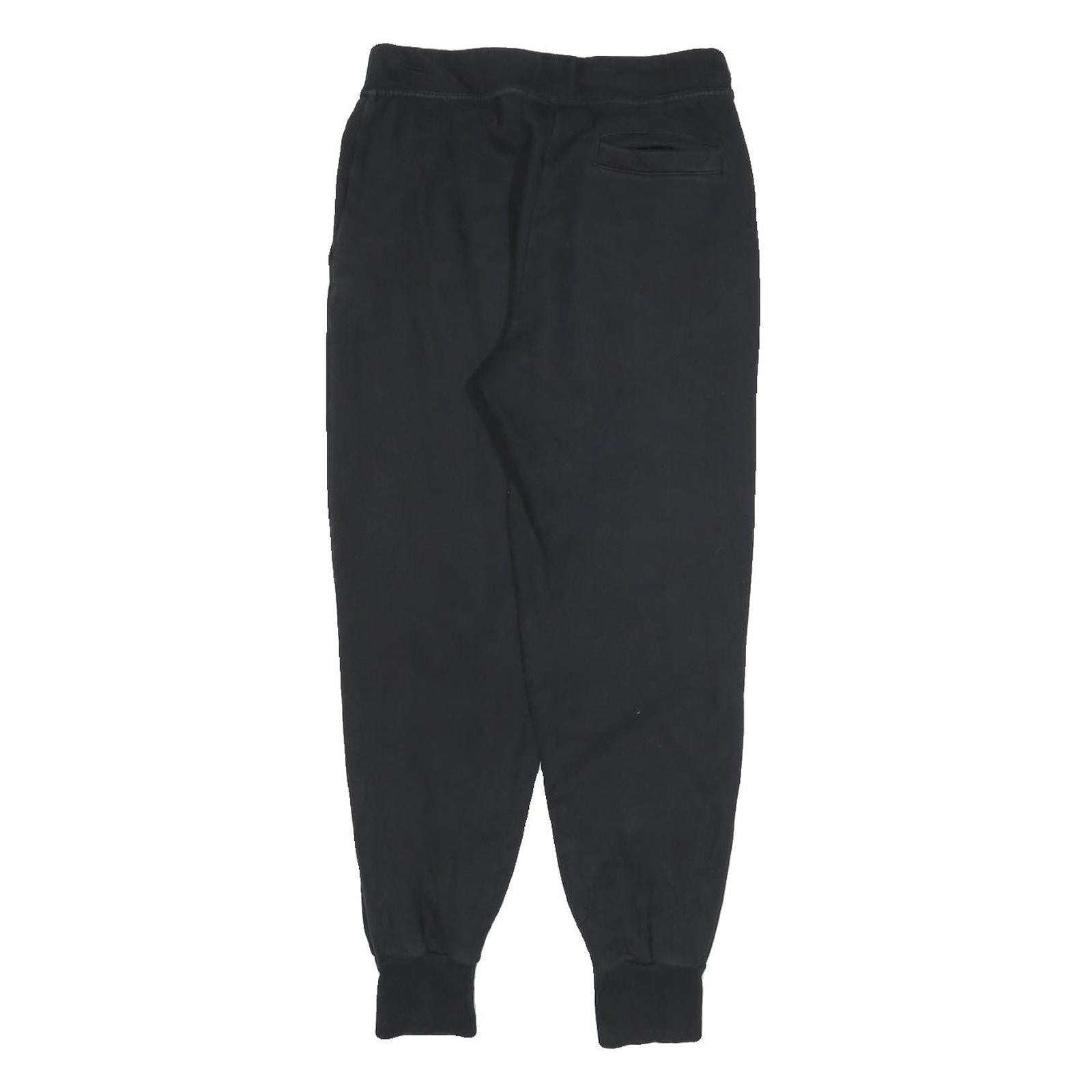 FILA Mens Joggers Black & White Slim Tapered S W26 L26 Cotton Blend Casual