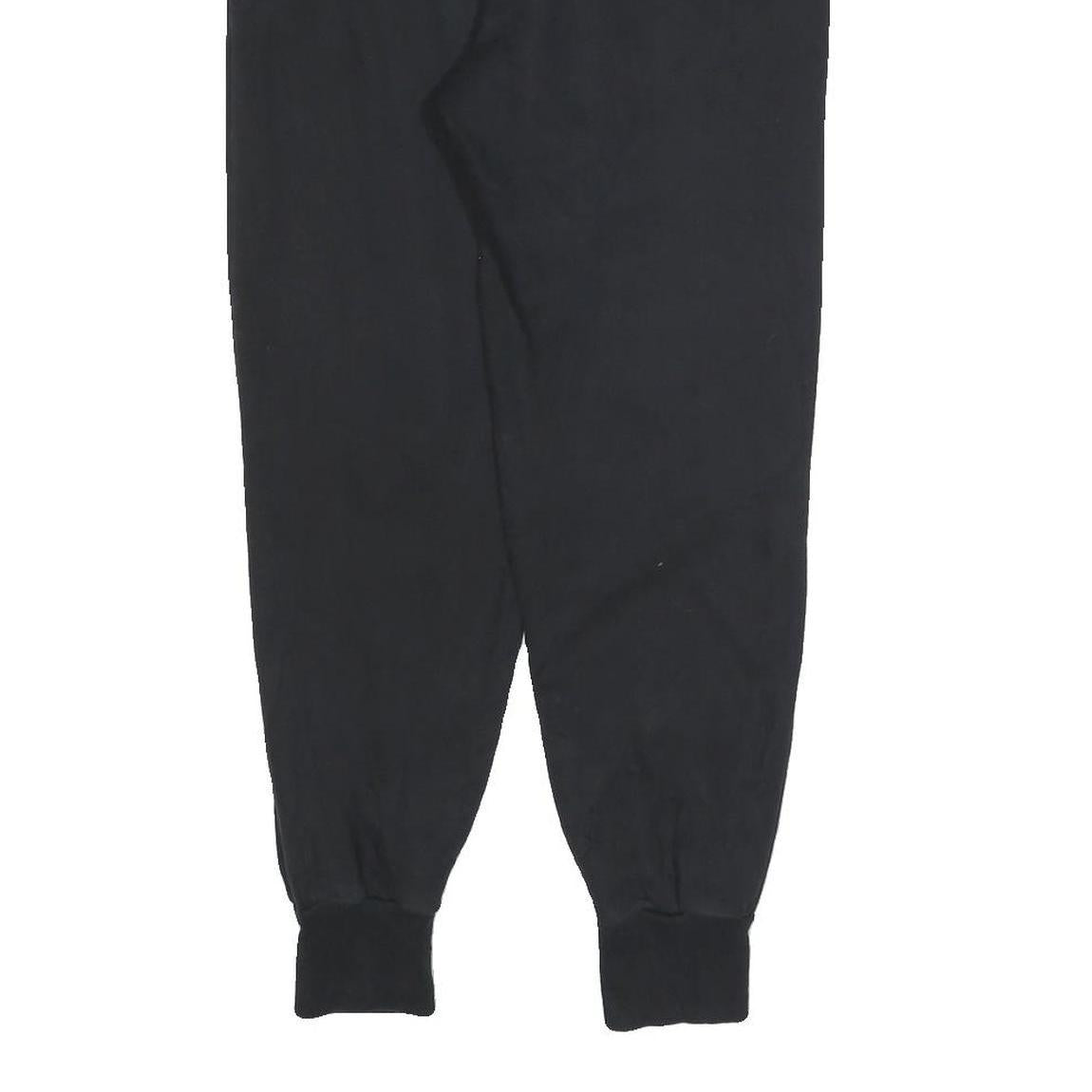 FILA Mens Joggers Black & White Slim Tapered S W26 L26 Cotton Blend Casual