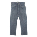 LEVI'S 501 Mens Jeans Blue Regular Straight Denim Medium W32 L32 Classic Button