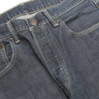 LEVI'S 501 Mens Jeans Blue Regular Straight Denim Medium W32 L32 Classic Button