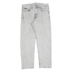 CALVIN KLEIN Mens Jeans Blue Regular Straight Denim Light W32 L30 Classic Style