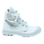 PALLADIUM Womens Baggy Light Blue Lace-Up Boots Synthetic UK 5 Casual Stylish