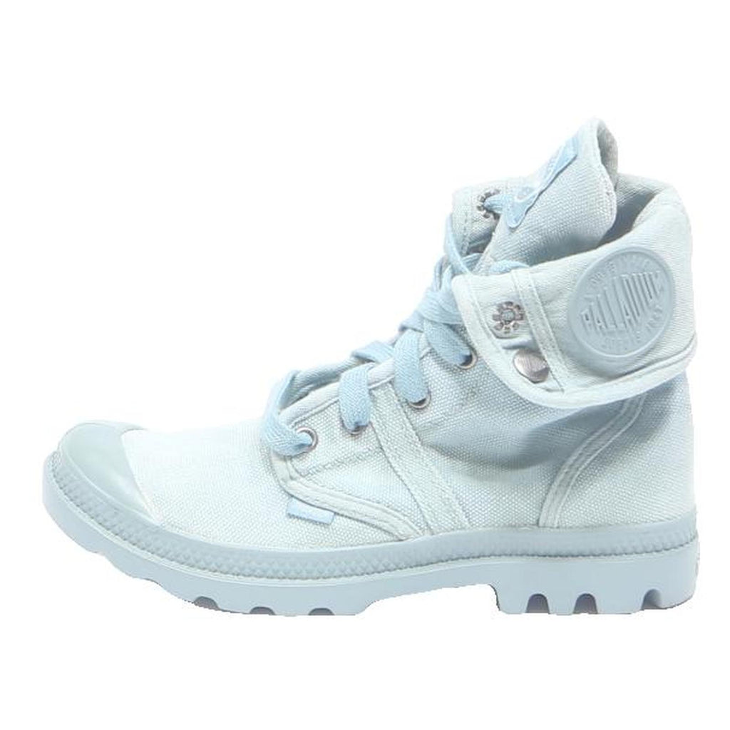 PALLADIUM Womens Baggy Light Blue Lace-Up Boots Synthetic UK 5 Casual Stylish