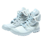 PALLADIUM Womens Baggy Light Blue Lace-Up Boots Synthetic UK 5 Casual Stylish