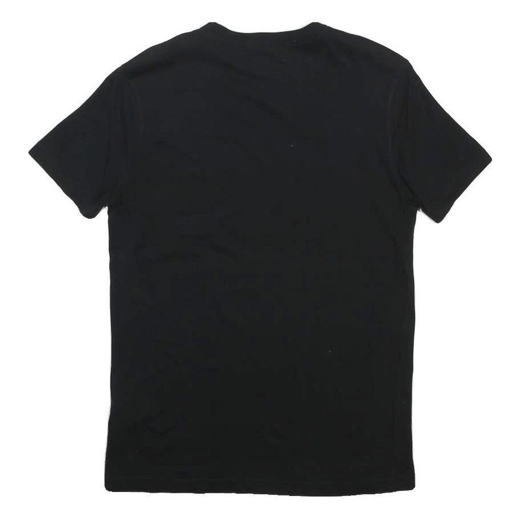 CALVIN KLEIN JEANS Mens Black Graphic T-Shirt M Short Sleeve Crew Neck Modern