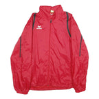 ERIMA Mens Red Zip Jacket XL Polyester Outdoor Sports Lightweight