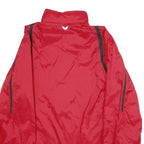 ERIMA Mens Red Zip Jacket XL Polyester Outdoor Sports Lightweight
