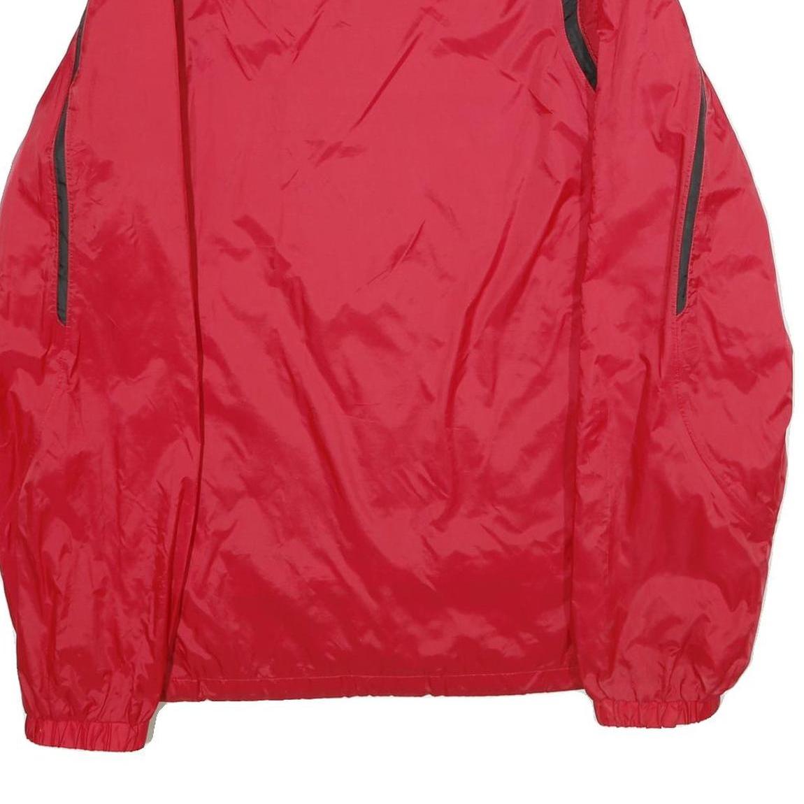 ERIMA Mens Red Zip Jacket XL Polyester Outdoor Sports Lightweight