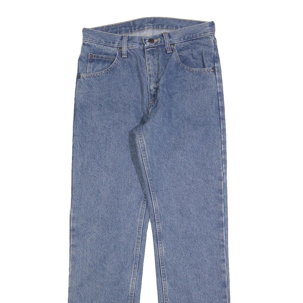 WRANGLER Mens Regular Fit Blue Denim Cotton Blend Jeans W28 L30 Classic Style