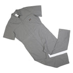 DICKIES Mens Grey Cotton Blend Dungarees Regular Fit XL W44 L32 Utility Workwear