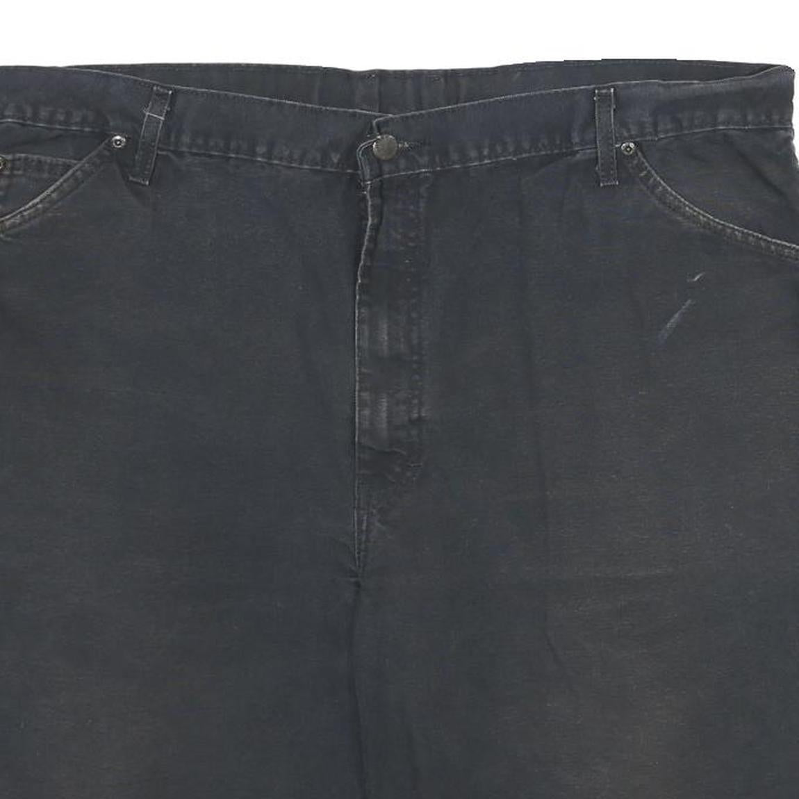 DICKIES Mens Black Casual Shorts XL W40 Workwear Cotton Logo