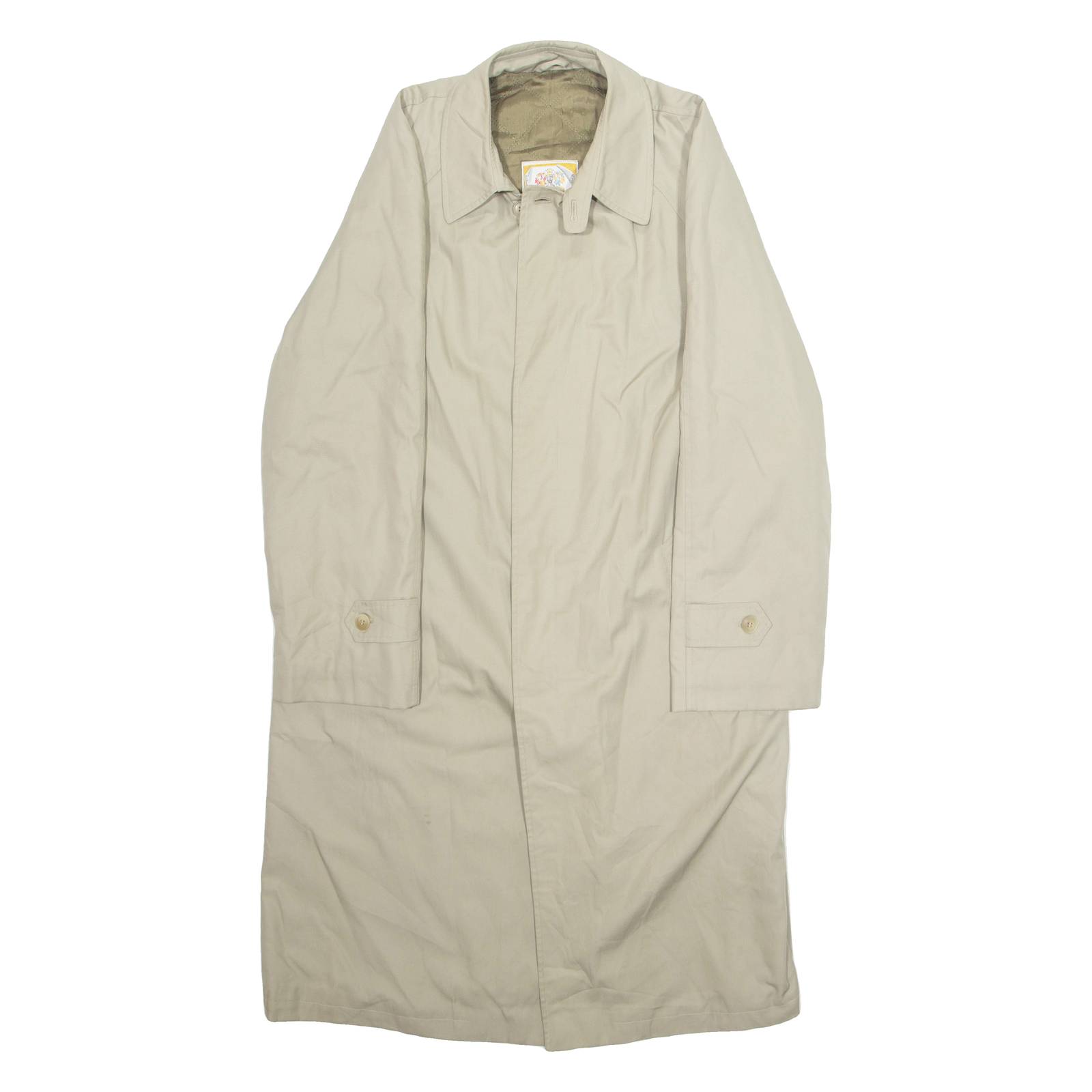 AIROSSELLI CREATION Womens Trench Jacket Beige M