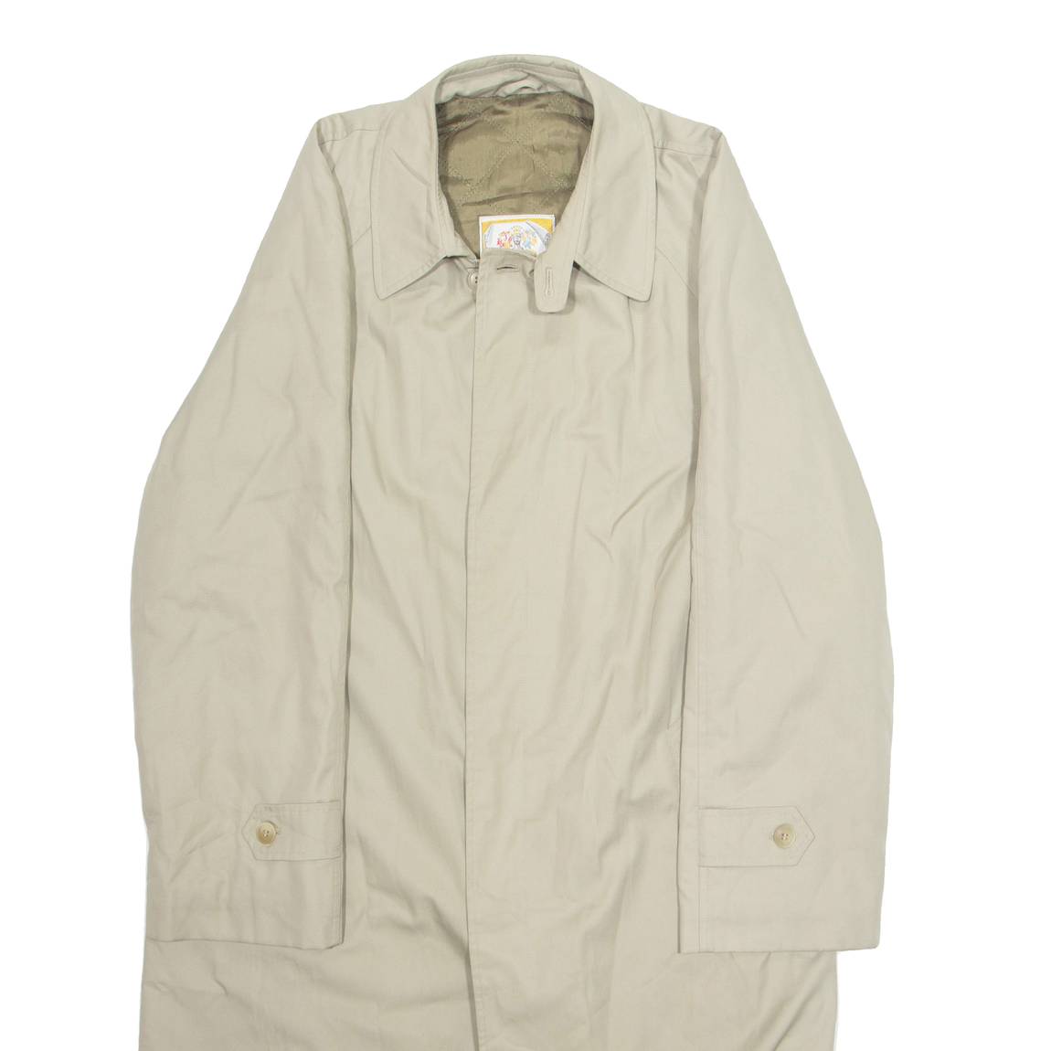AIROSSELLI CREATION Womens Trench Jacket Beige M