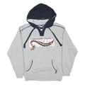 SPORT Mens Grey & Navy Treasure Valley Chukars Hoodie S Cotton Blend Sportswear