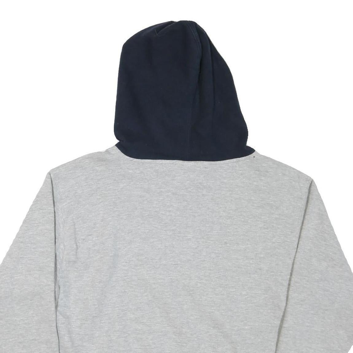 SPORT Mens Grey & Navy Treasure Valley Chukars Hoodie S Cotton Blend Sportswear