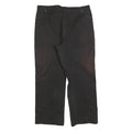 DICKIES Mens Cotton Blend Black Regular Fit Straight Leg Trousers W38 L30