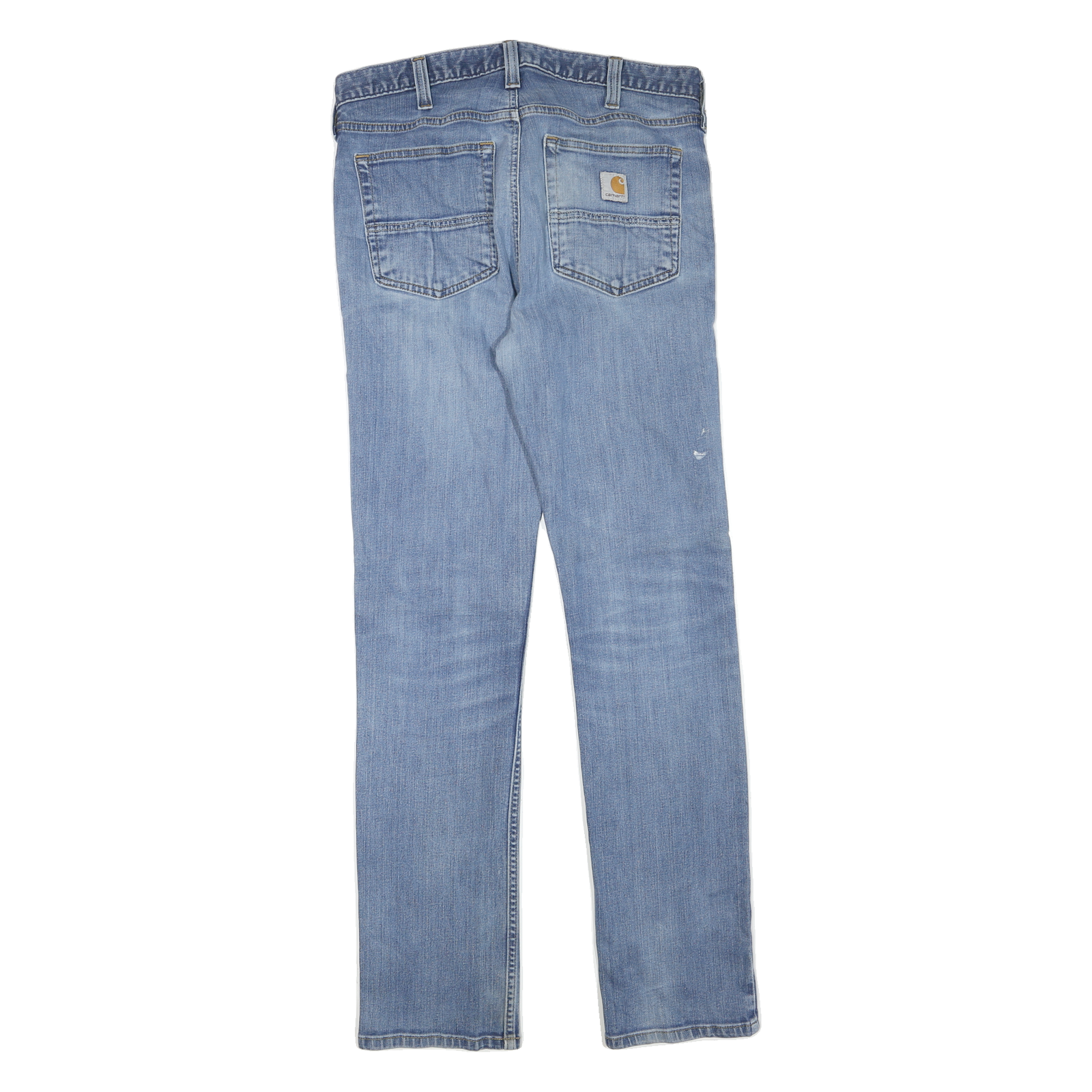 CARHARTT Mens Jeans Blue Regular Straight Denim Light W32 L32 Casual Workwear