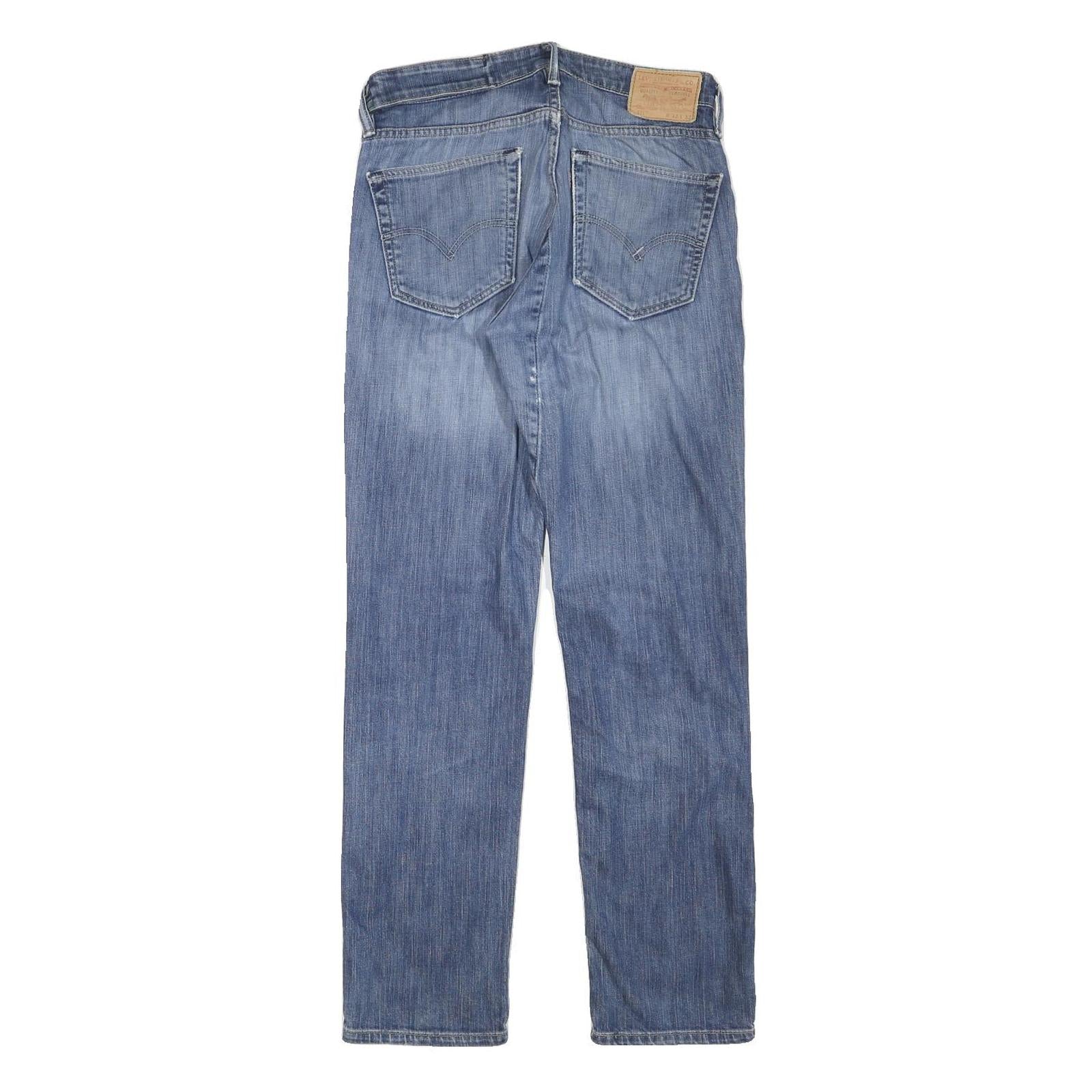 LEVI'S 511 Mens Jeans Blue Slim Skinny Denim Medium W32 L32 Zip Closure