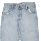 Womens Light Blue Denim Cotton Blend Casual Shorts L W36 Relaxed Fit