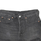 LEVI'S Womens Black Denim Cut-Off Shorts S W26 Casual Summer Style