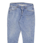 LEVI'S Mens Slim Blue Denim Light W32 L27 Jeans Button Closure