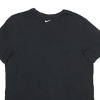 NIKE Mens Black Graphic T-Shirt L Short Sleeve Crew Neck Willamette Print